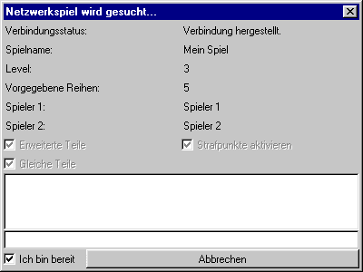 Netzwerkspiel-Client-Dialog